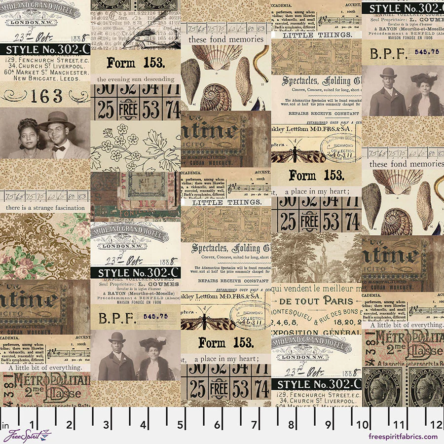 Free Spirit Palette PWTH250 Neutral Collage By The Yard