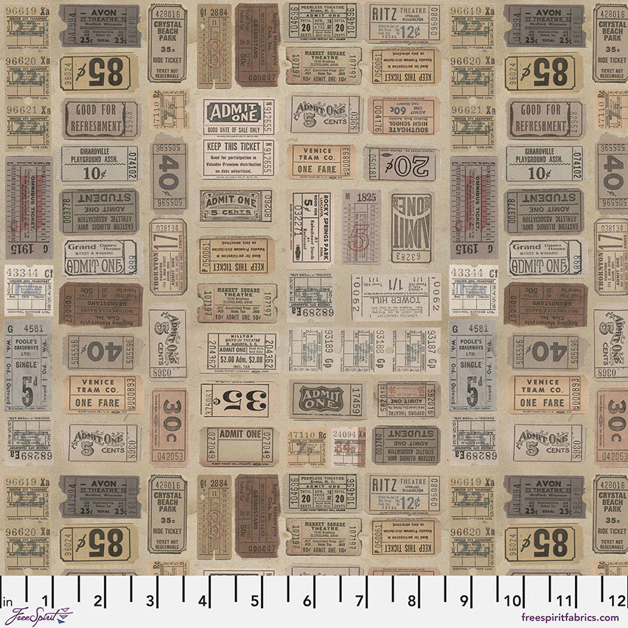 Free Spirit Palette PWTH252 Neutral Tickets By The Yard