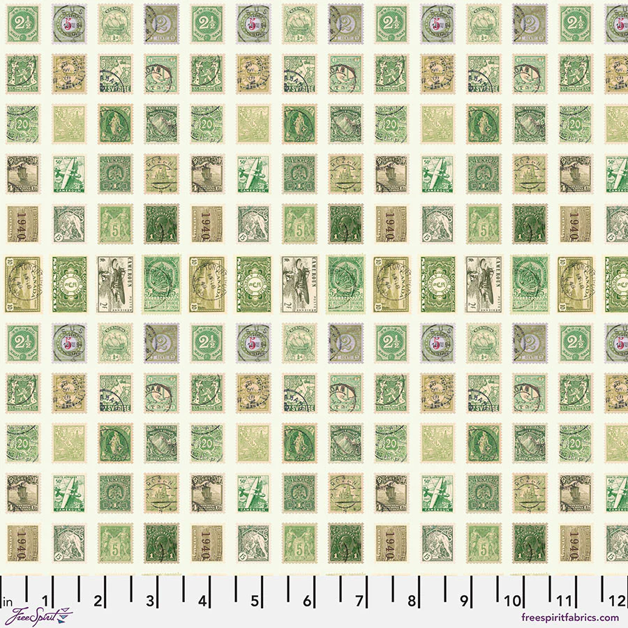 Free Spirit Palette PWTH261 Green Stamps By The Yard