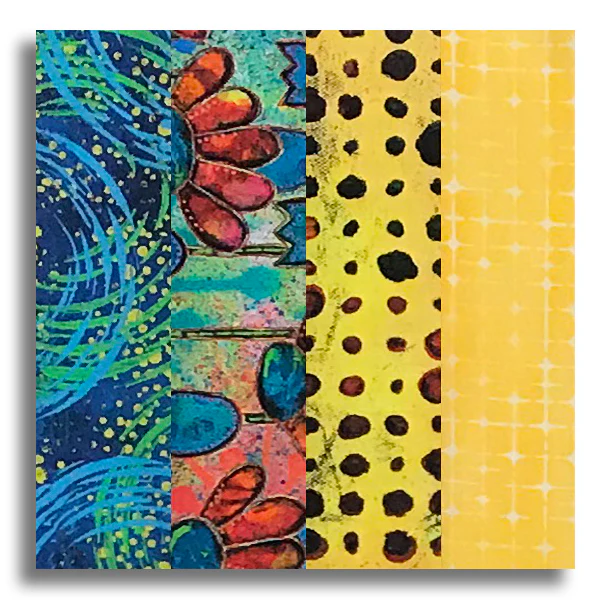 Free Spirit Pre-Cut 24 Block Rail Fence Quilt Kit - Dragonfly Dance - Blue - Image 2