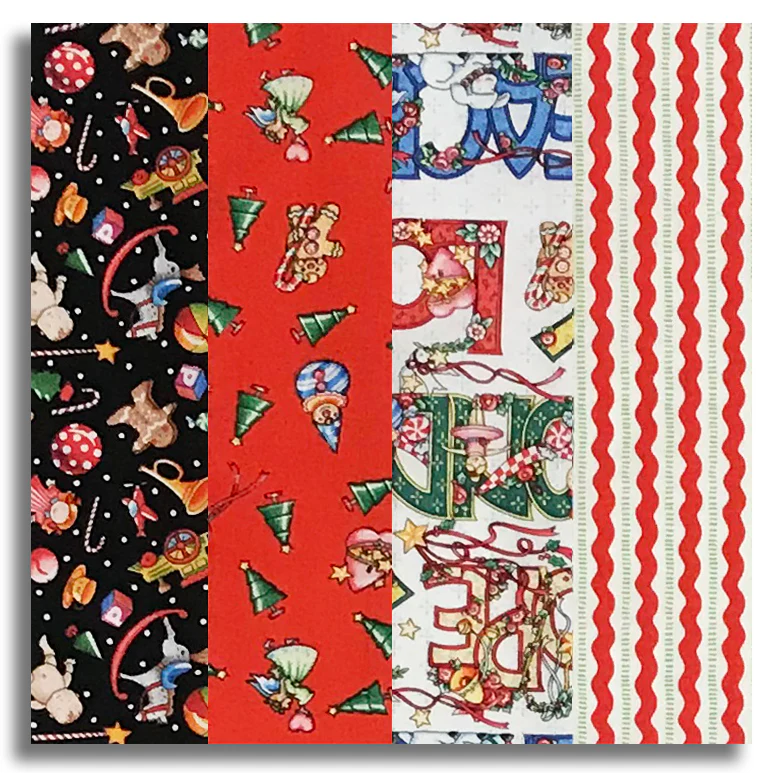Free Spirit Pre-Cut 24 Block Rail Fence Quilt Kit - So Much Joy! - Image 2