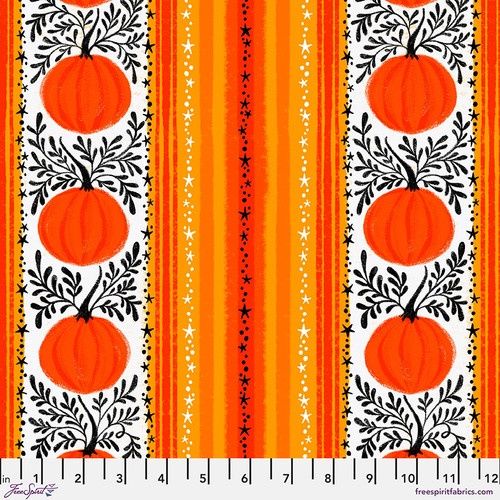 Free Spirit PWCD113 XOrange Pumpkin Vines By The Yard