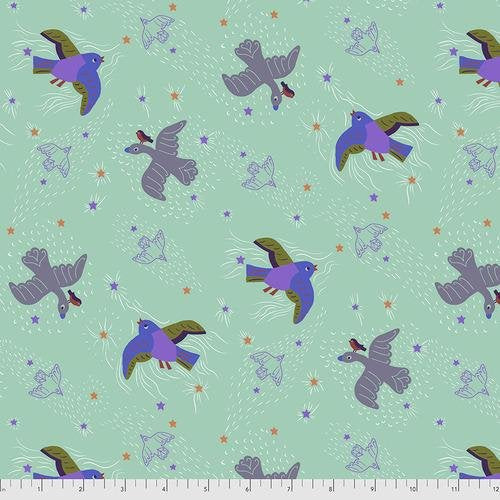 Free Spirit PWMF030 Aqua High Hopes By The Yard