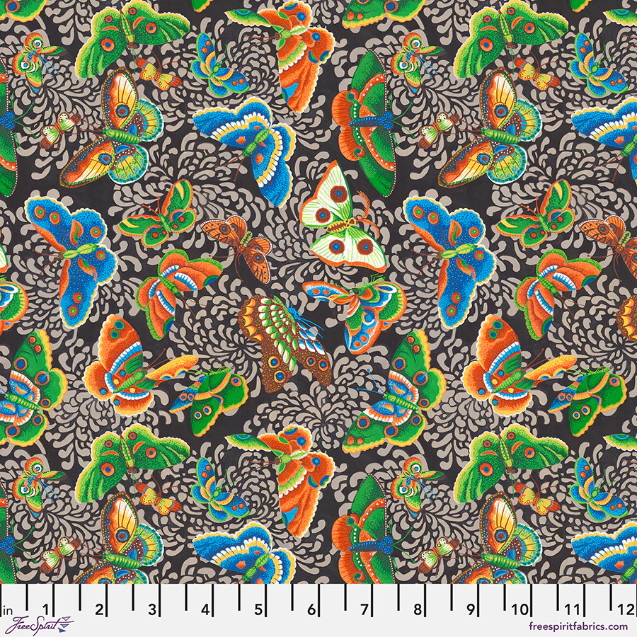 Free Spirit Utopia PWSL148 Multi Chrysanthemum Butterfly By The Yard