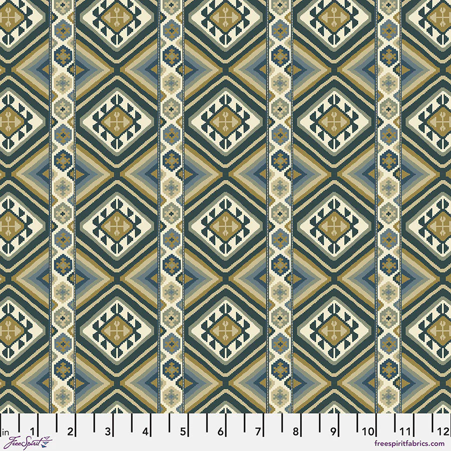 Free Spirit PWWM101 Sunflower Dorothy's Kilim By The Yard