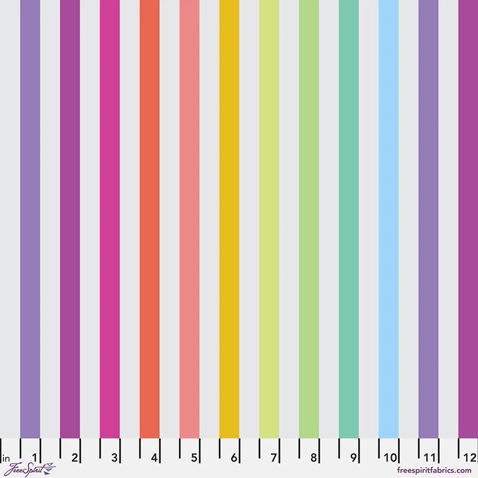 Free Spirit True Colors: Graywork PWTP231 Whisper Disco Stripe By The Yard