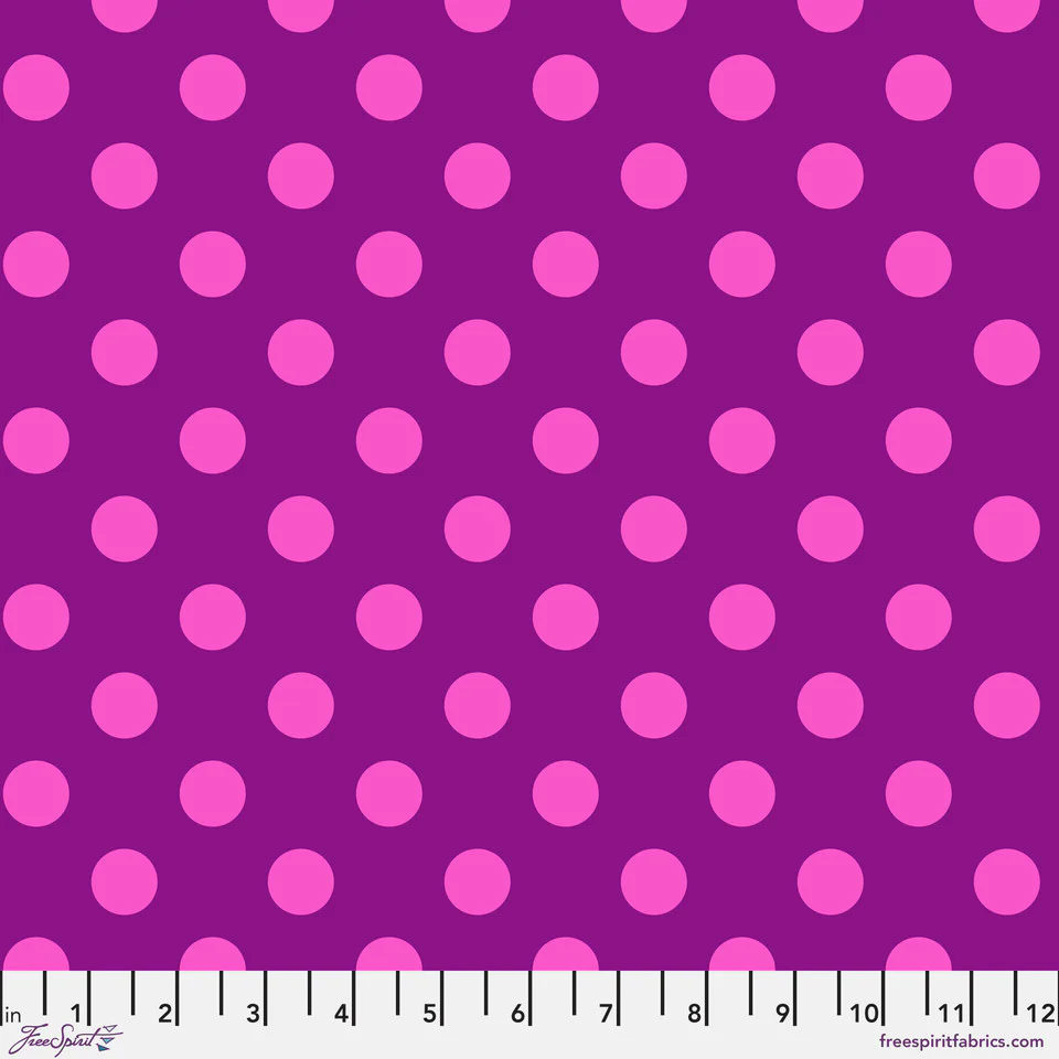 Free Spirit Tula's True Colors PWTP118 Foxglove Pom Pom By The Yard