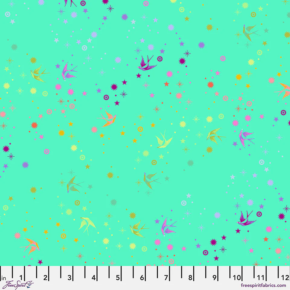 Free Spirit Tula's True Colors PWTP133 Frolic Fairy Dust By The Yard