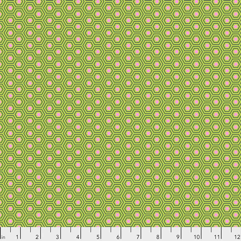 Free Spirit Tula's True Colors PWTP150 Juniper Hexy By The Yard