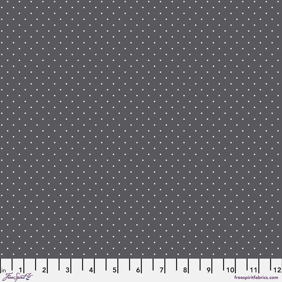 Free Spirit Tula's True Colors PWTP185 Carbon Tiny Dots By The Yard