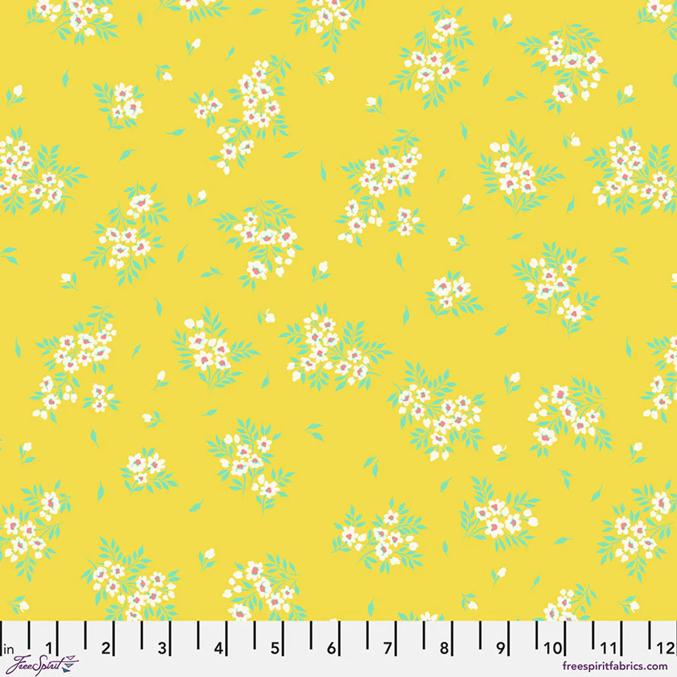 Free Spirit Tula's True Colors PWTP253 Buttercup What A Ditz By The Yard