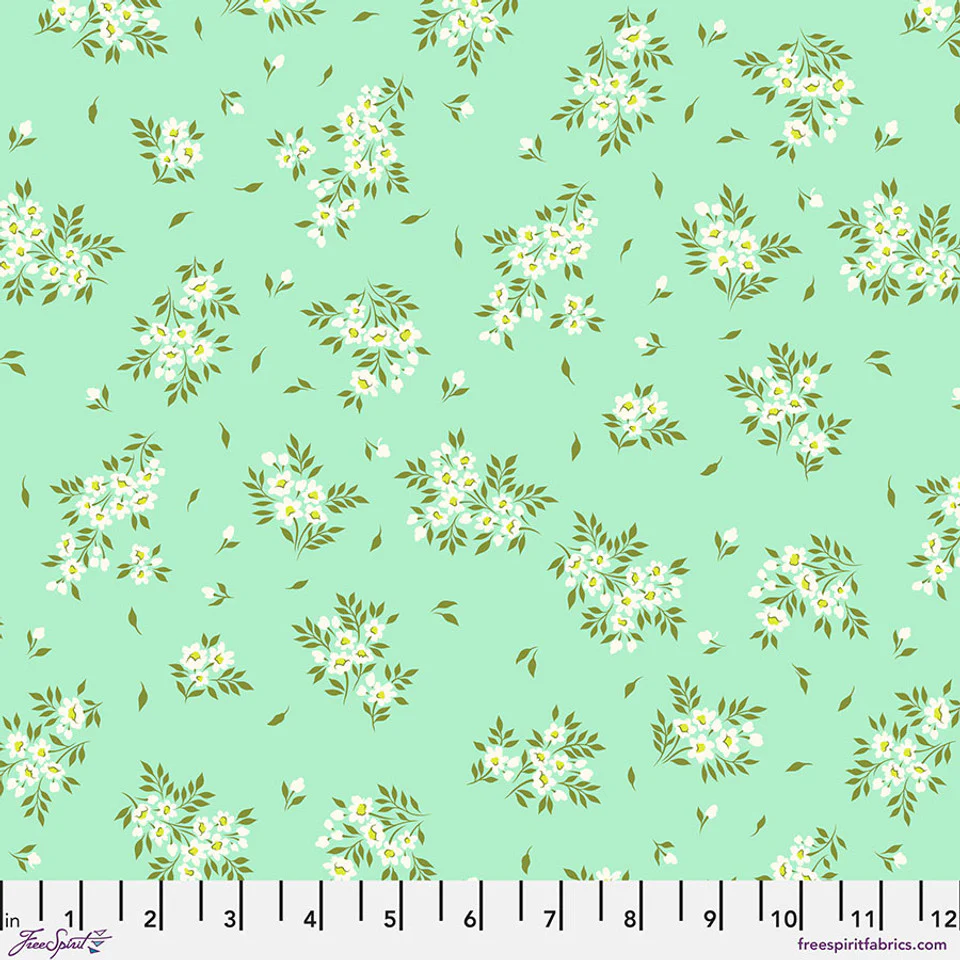 Free Spirit Tula's True Colors PWTP253 Spearmint What A Ditz By The Yard