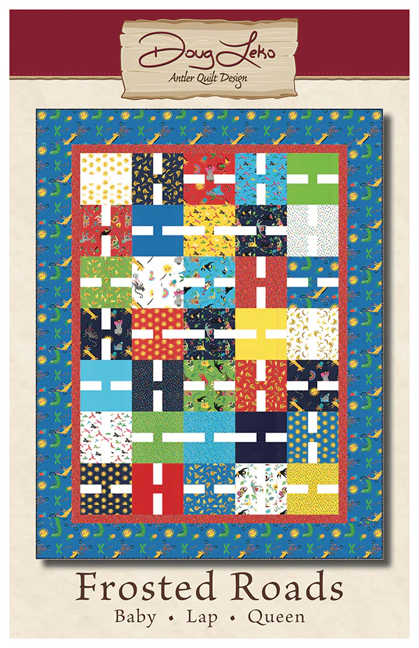 FROSTED ROADS - Antler Quilt Design Pattern