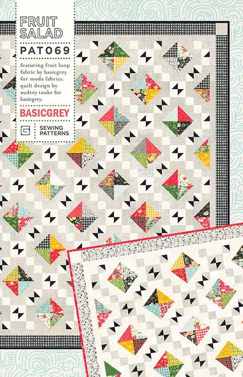 FRUIT SALAD - BASICGREY Quilt Pattern 069 DIGITAL DOWNLOAD