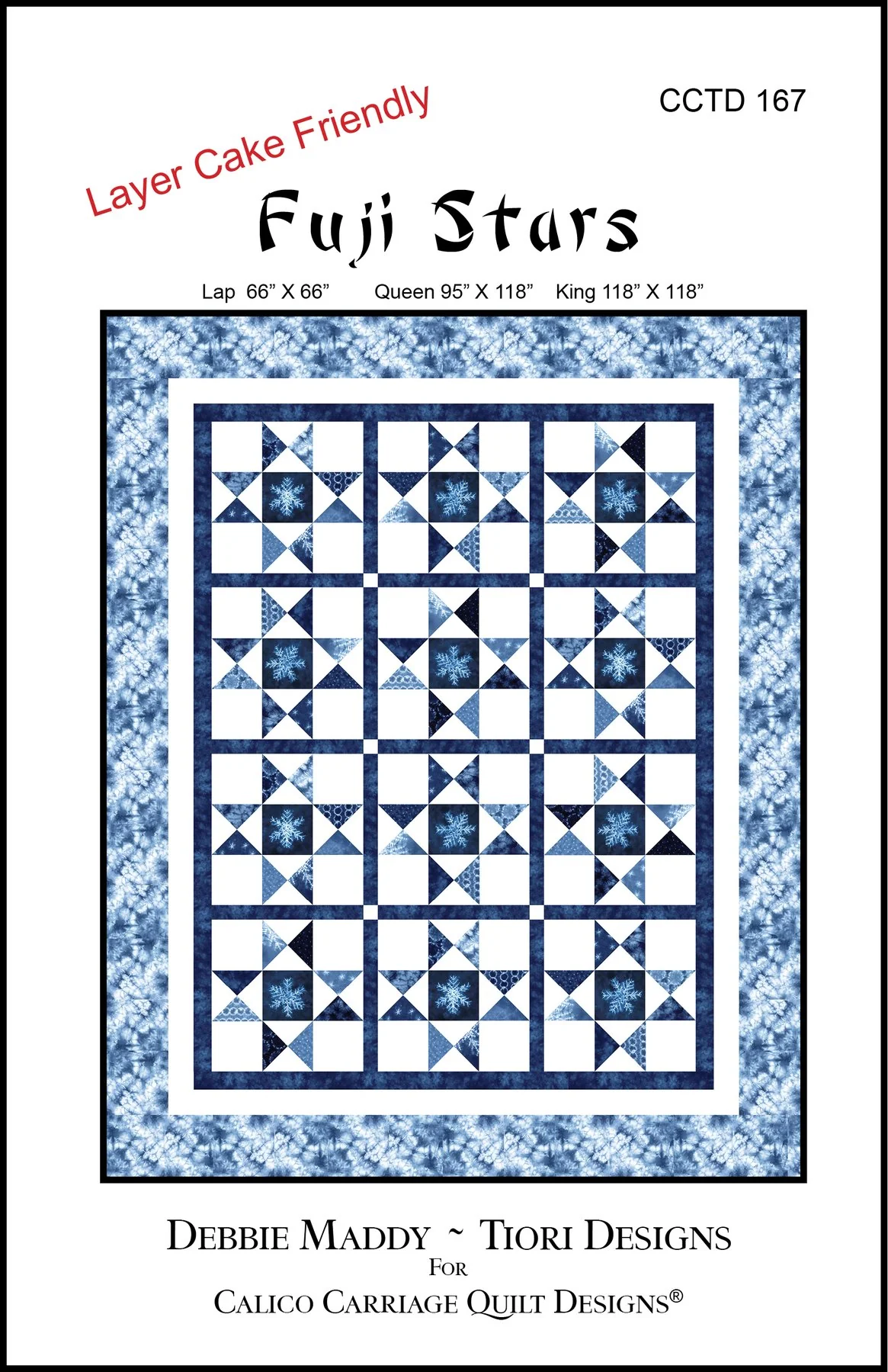 FUJI STARS - Calico Carriage Quilt Designs Pattern CCQD167 DIGITAL DOWNLOAD