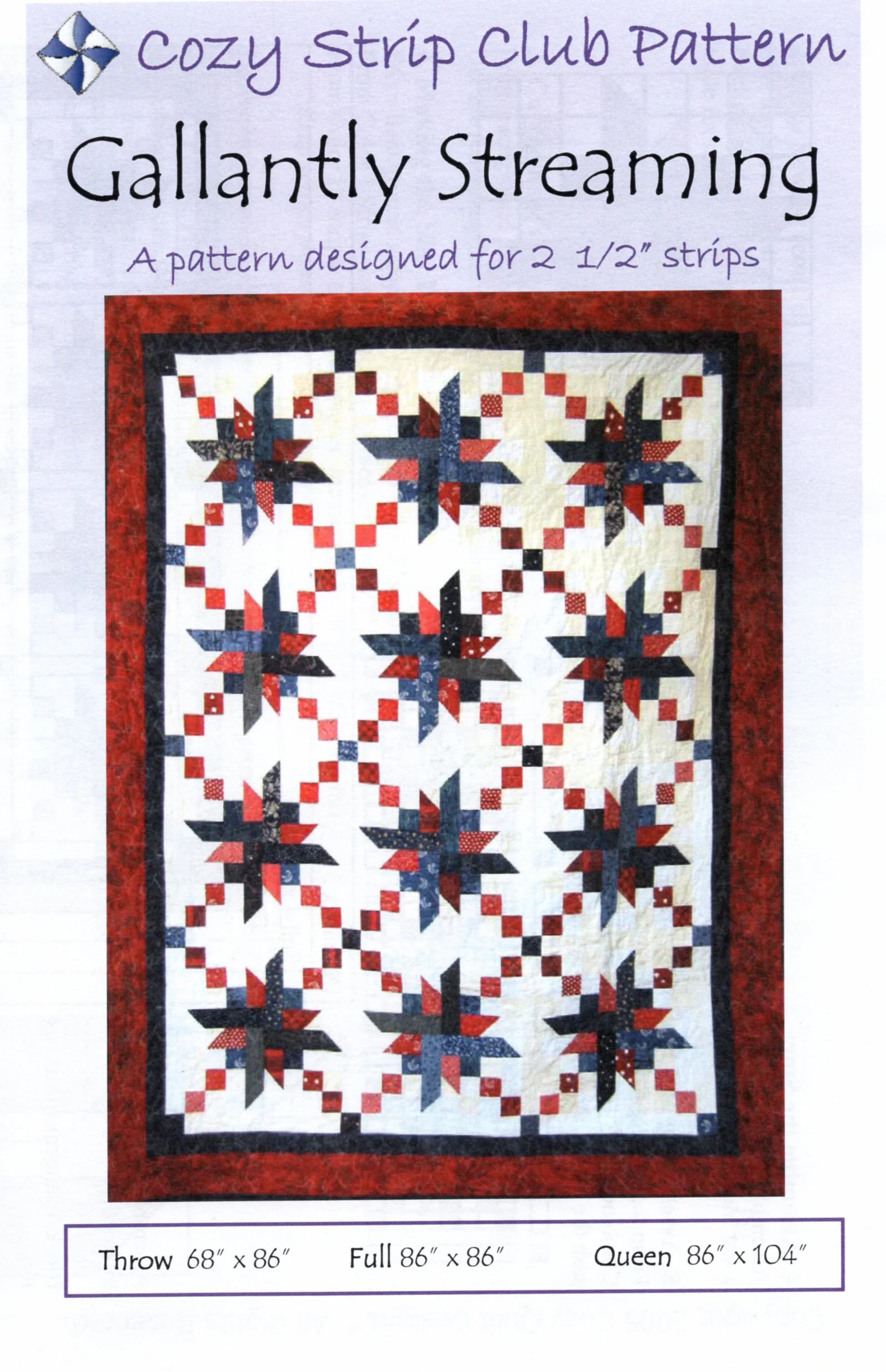 GALLANTLY STREAMING - Cozy Quilt Designs Pattern