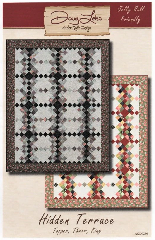 HIDDEN TERRACE - Antler Quilt Design Pattern AQD0256 DIGITAL DOWNLOAD