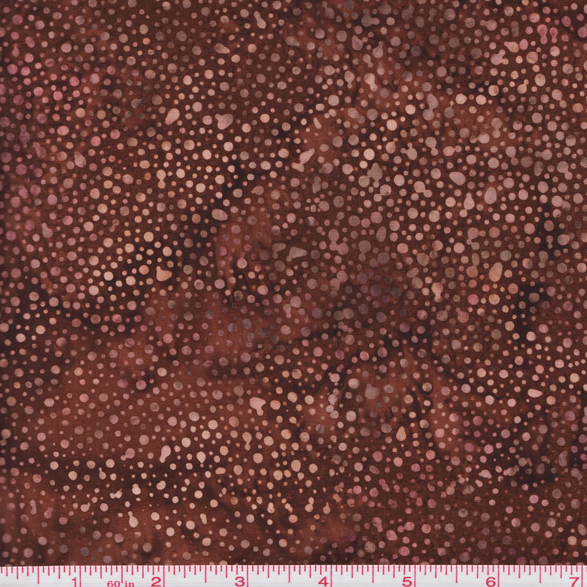 Hoffman Bali Batik 885 108 Chocolate Paint Drips by the yard