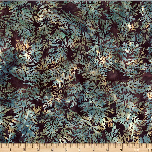 Hoffman Bali Batik Forest Floor W2591 116 Harvest Ferns By The Yard