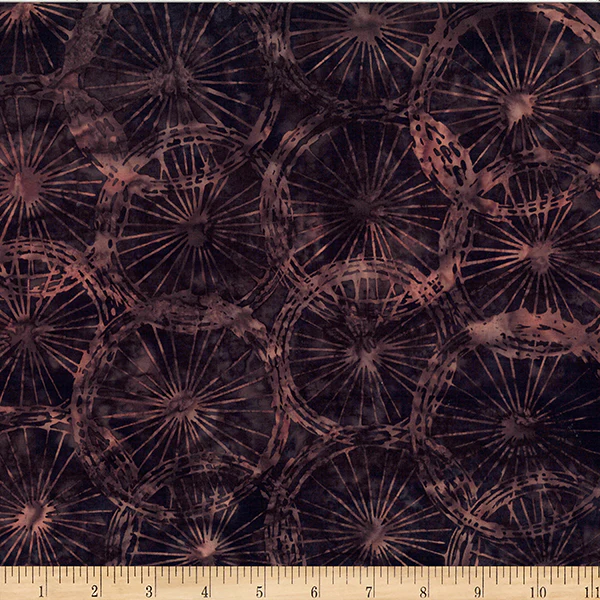 Hoffman Bali Batik Forest Floor W2599 610 Cappuccino Circles By The Yard