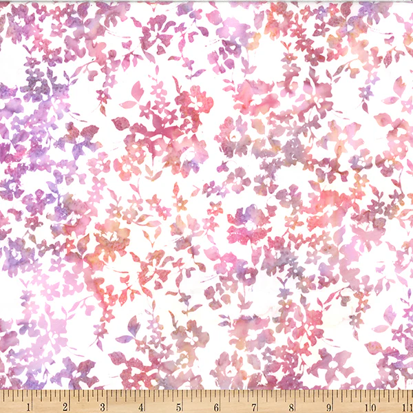 Hoffman Bali Batik Raspberry Swirl W2592 447 Sweetpea Floral By The Yard