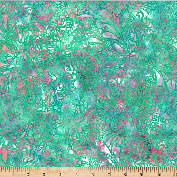 Hoffman Bali Batik Tropical Treasures W2609 29 Jade Dragonfly By The Yard