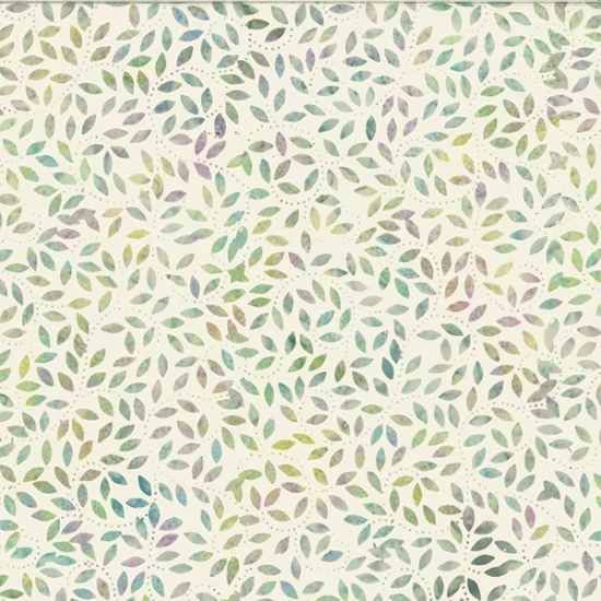 Hoffman Bali Batik U2500 576 Petit Four Leaves & Dots By The Yard