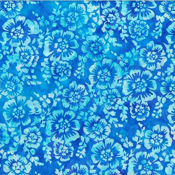 Hoffman Bali Batik V2514 603 Election Day Petal Leaf Flowers By The Yard