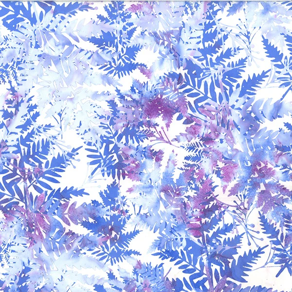 Hoffman Bali Batik V2518 222 Hydrangea Fern By The Yard