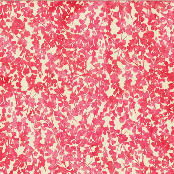 Hoffman Bali Batik V2519 12 Pink Vine Leaf By The Yard