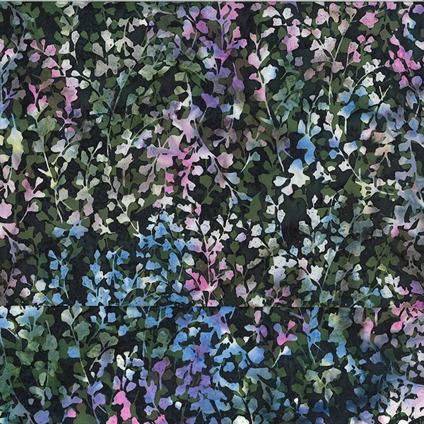 Hoffman Bali Batik V2519 694 Wildflower Vine Leaf By The Yard