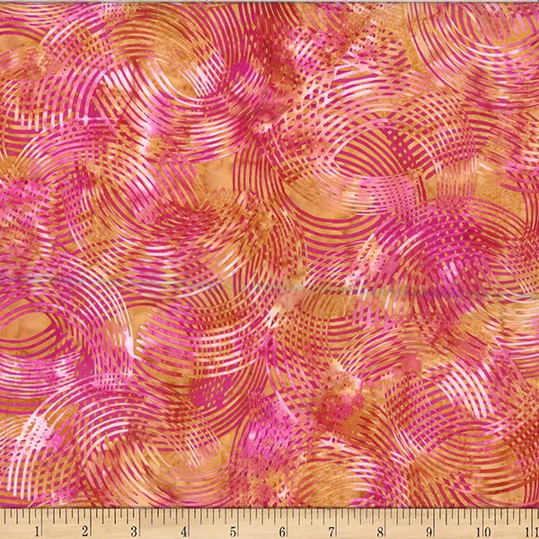 Hoffman Bali Batik W2572 384 Mimosa Organic Lines By The Yard