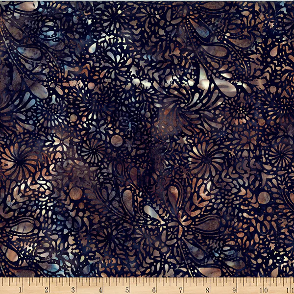 Hoffman Bali Batik W2609 180 Walnut Dragonfly By The Yard