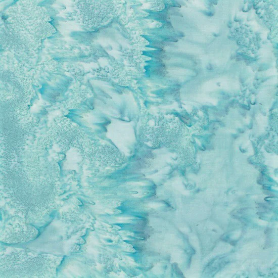 Hoffman Batik 1895 41 Aqua Watercolor By The Yard