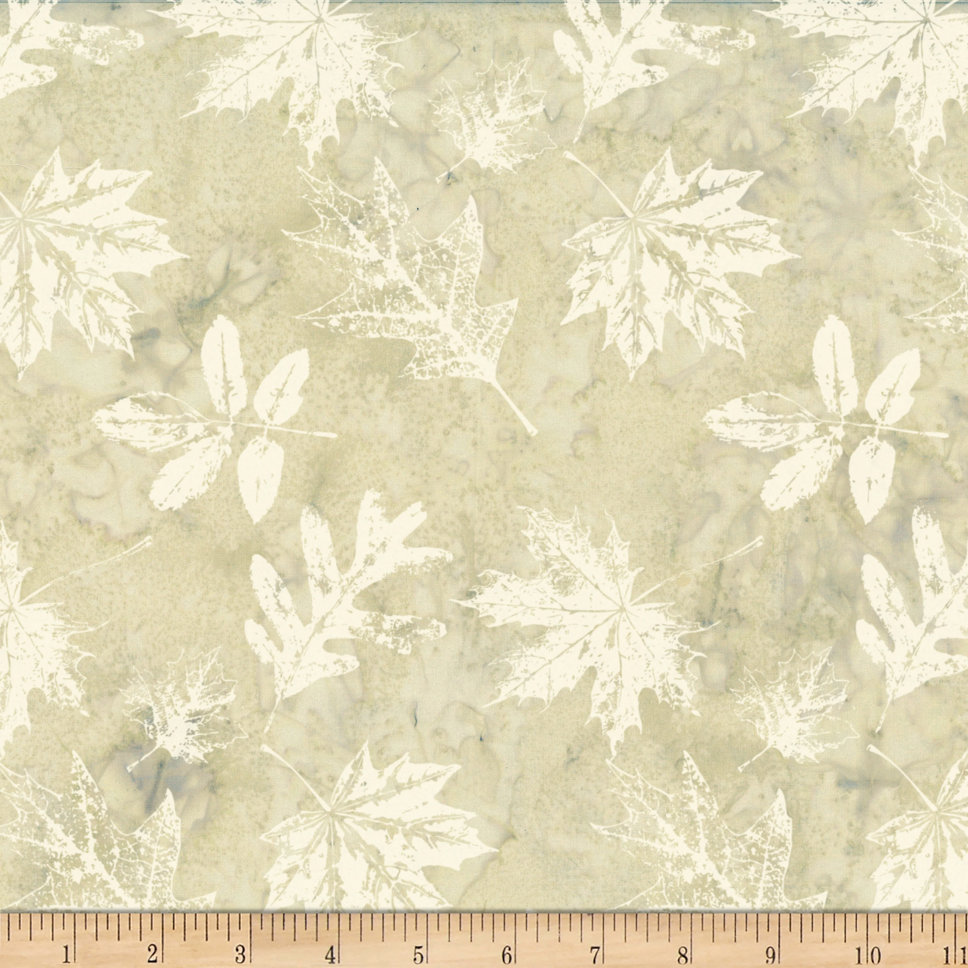 Hoffman Bali Batik X2615 531 Papyrus Grunge Leaves By The Yard