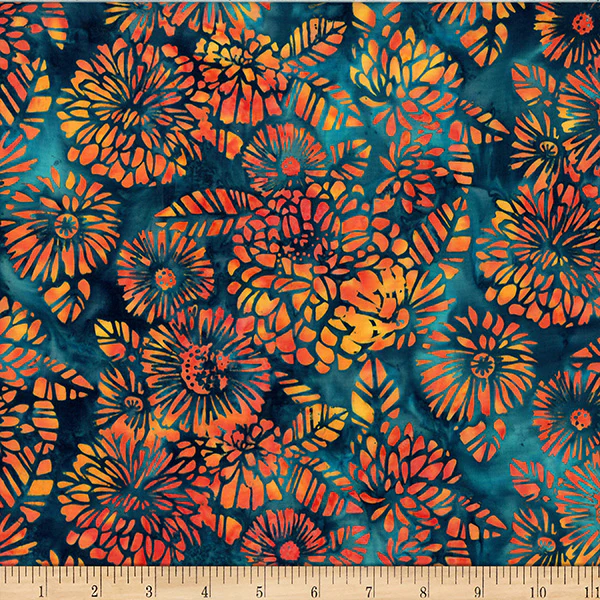 Hoffman Bali Batik X2638 278 Monarch Woodblock By The Yard