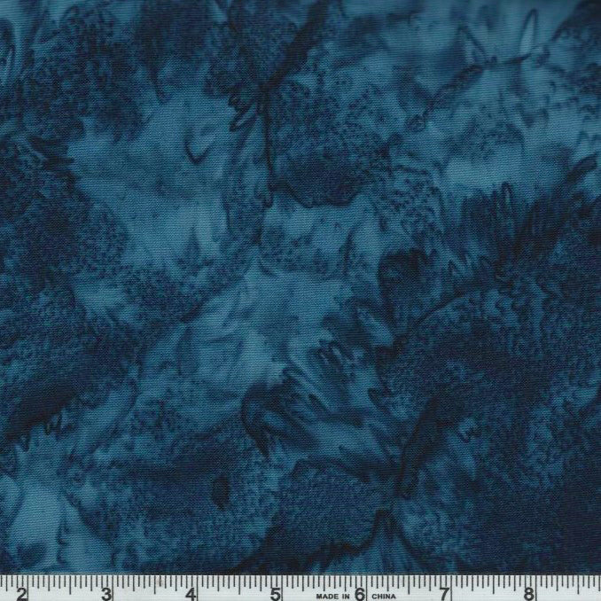 Hoffman Batik 1895 19 Navy Watercolor By the yard