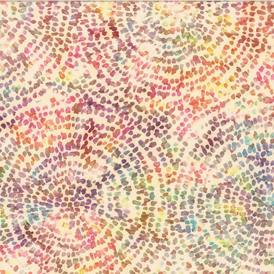 Hoffman Bali Batik Autumns Finest T2441 667 Light Bright Circles By The Yard