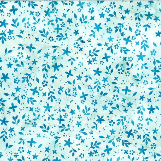 Hoffman Bali Batik Deep Blue Sea U2479 484 Seaside Ditsy Dotty By The Yard