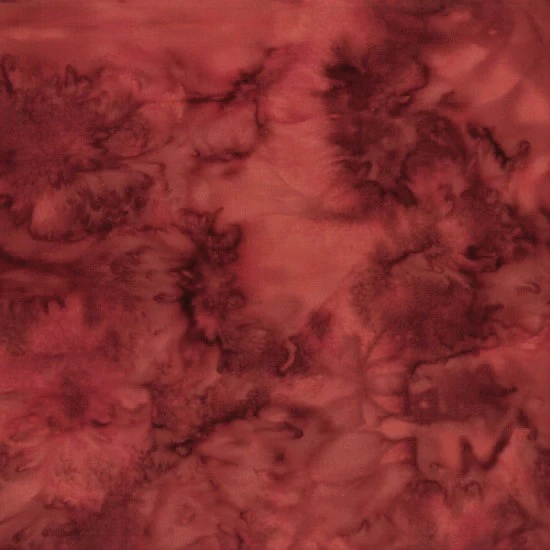 Hoffman Batik 1895 568 Red Velvet Watercolor By The Yard