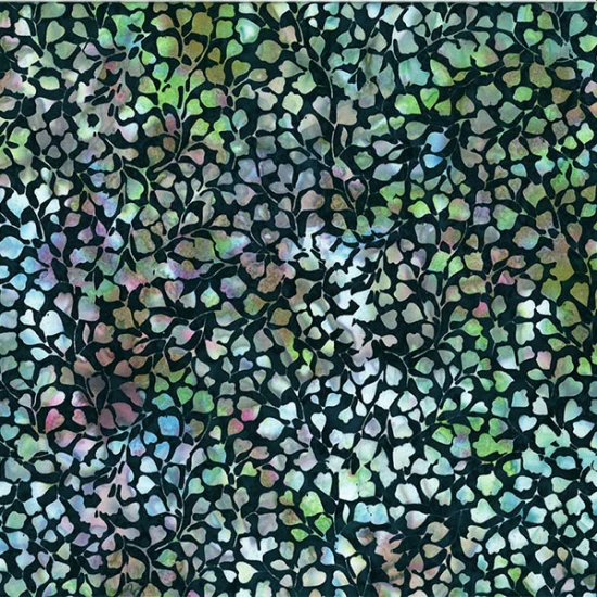 Hoffman Bali Batik T2393 562 Blooms Maidenhair Fern By The Yard