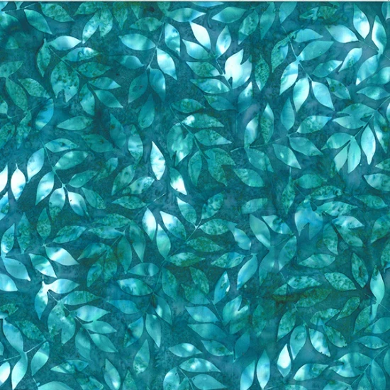 Hoffman Bali Batik U2498 174 Seamist Tossed Sprigs By The Yard