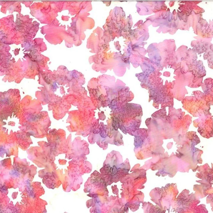 Hoffman Batik W2563 245 Victoria Big Floral By The Yard