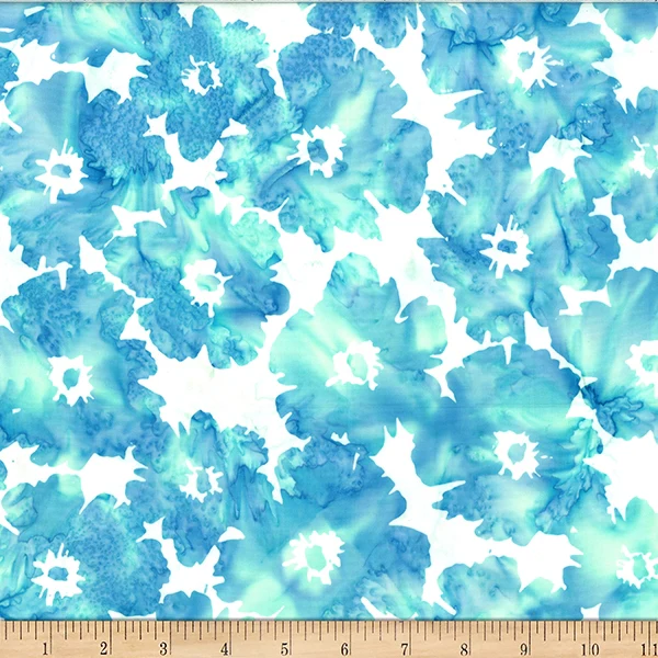 Hoffman Batik W2563 591 June Big Floral By The Yard