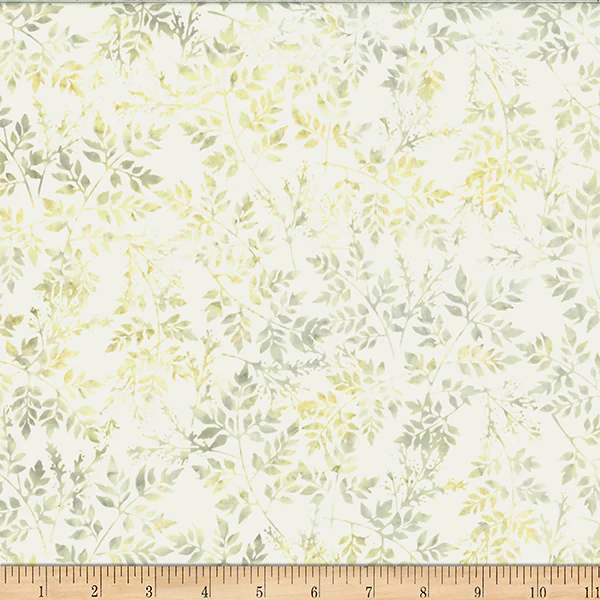 Hoffman Batik W2579 353 Teddy Packed Leaves By The Yard