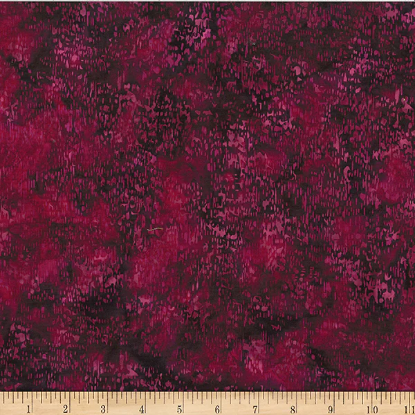 Hoffman Batik W2588 38 Burgundy Line Texture By The Yard