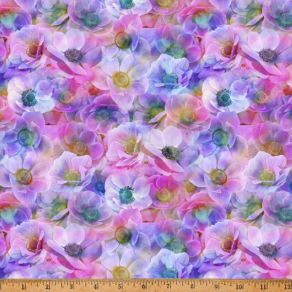 Hoffman Spectrum Print Flourish X5629 130 Multi By The Yard