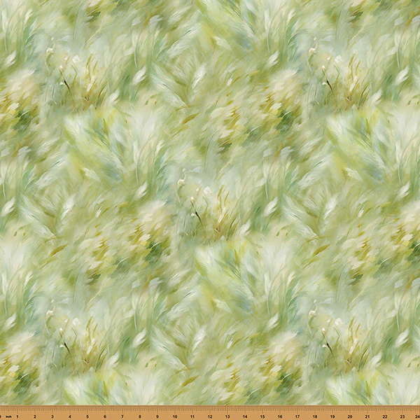 Hoffman Spectrum Print Wings Over Wildflowers X5704 178 Leaf By The Yard