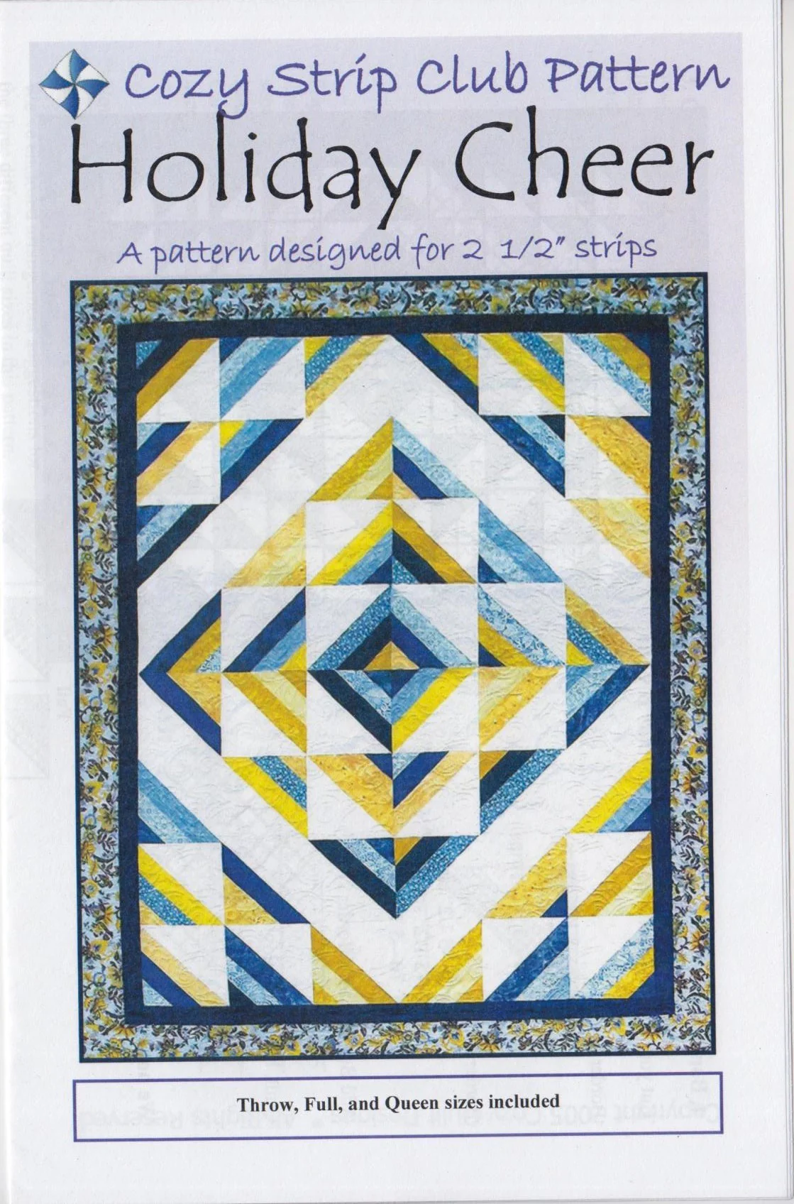 HOLIDAY CHEER - Cozy Quilt Pattern