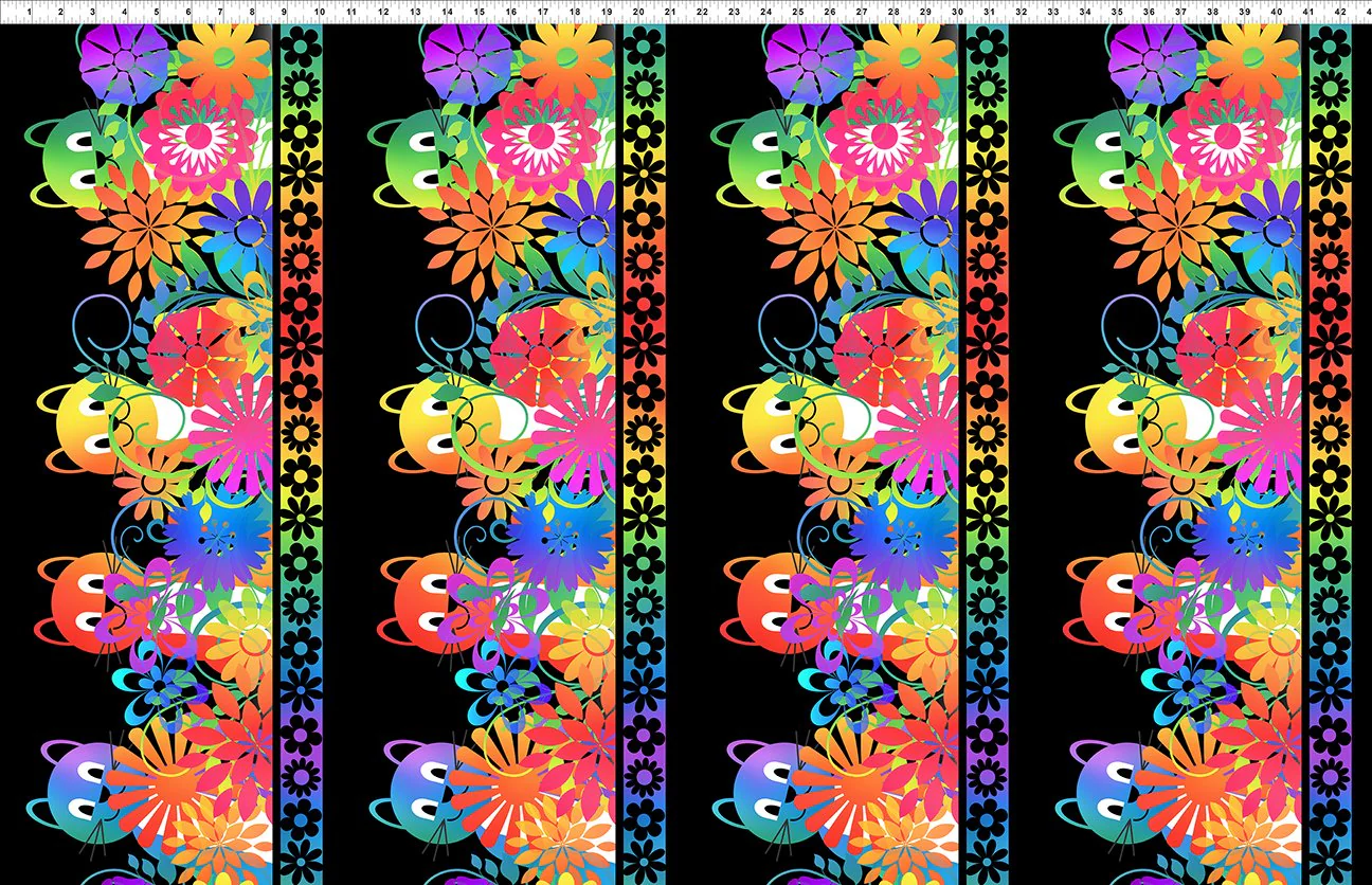 In The Beginning PAWsitivity 1PAW 1 Black Border 1.5 YARDS